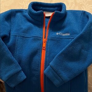 Kids Columbia Vibrant Blue Fleece Jacket